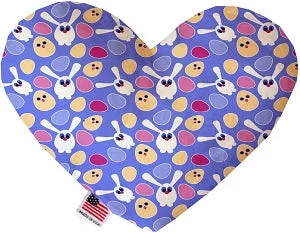 pet carrier backpack for hiking-Chicks and Bunnies Stuffing Free Squeaker Heart Dog Toy