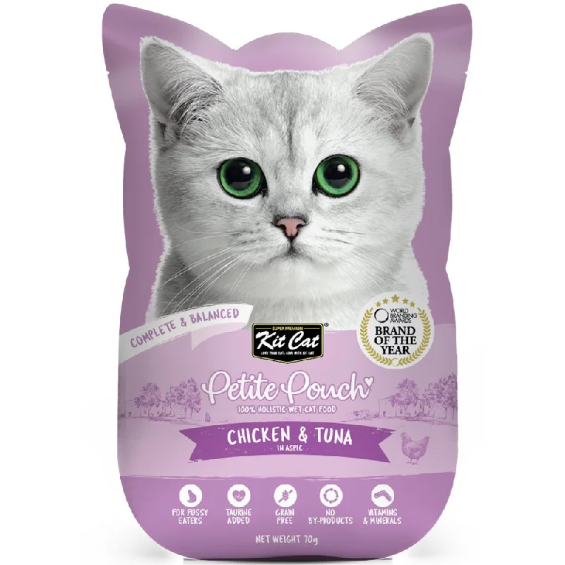 eco-friendly biodegradable poop bags-30% OFF: Kit Cat Petite Pouch Chicken & Tuna In Aspic Grain-Free Pouch Cat Food 70g x 12