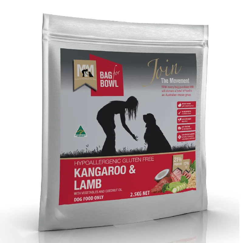 dog bike trailer for large breeds-Meals for Mutts Kangaroo & Lamb Adult Dry Dog Food