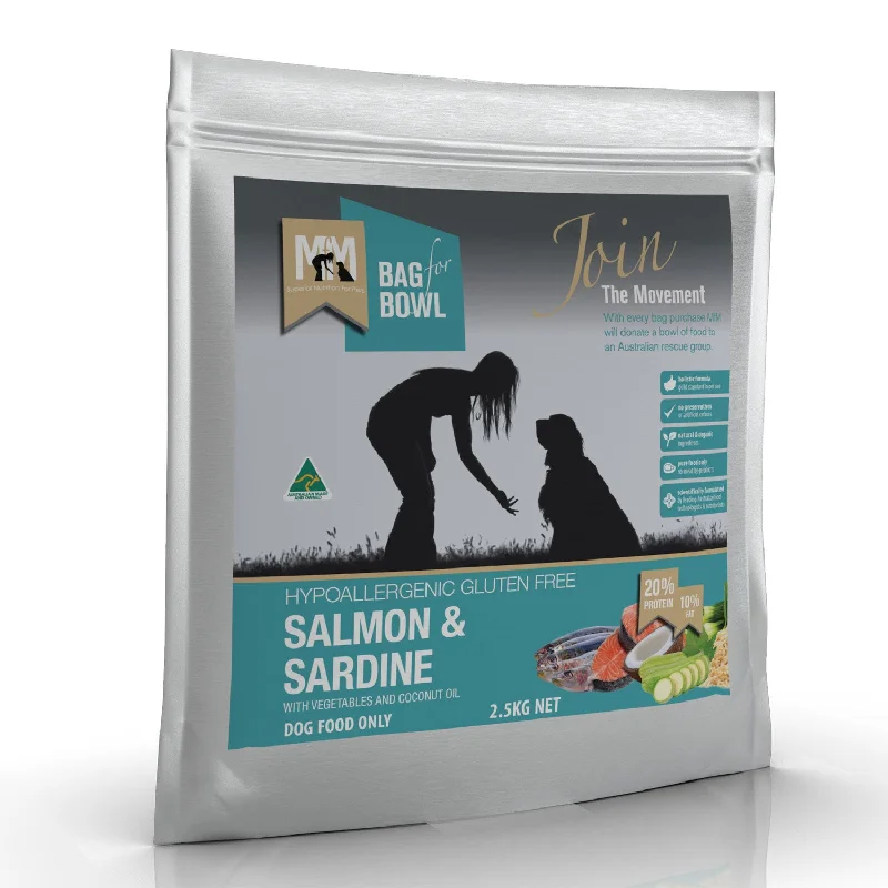 bird feeder with squirrel-proof design-Meals for Mutts Salmon & Sardine Adult Dry Dog Food