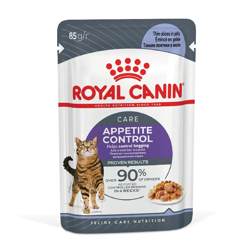 automatic ball launcher for dogs-Royal Canin Appetite Control Jelly Adult Wet Cat Food Pouches