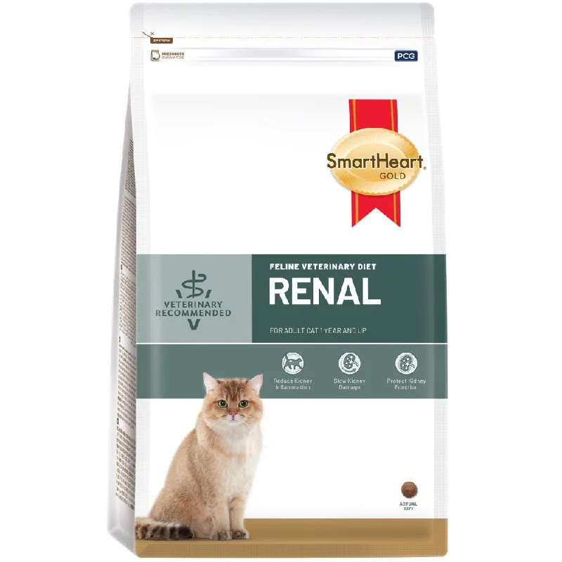 dog car ramp for senior dogs-Smartheart Gold Feline Veterinary Diet Renal Adult Dry Cat Food 1.5kg