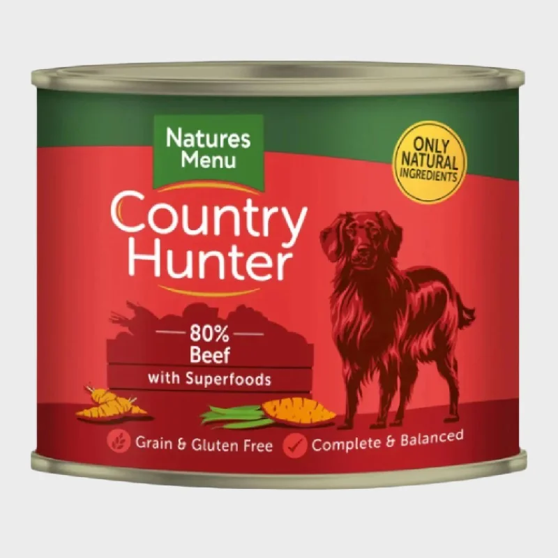 pet carrier airline approved-BEEF WITH SUPERFOOD CANS 600g