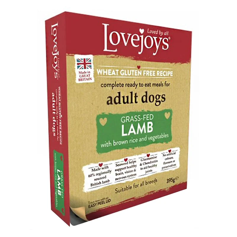 dog house heater for winter-Lovejoys Lamb & Rice Wet Dog Food 395g