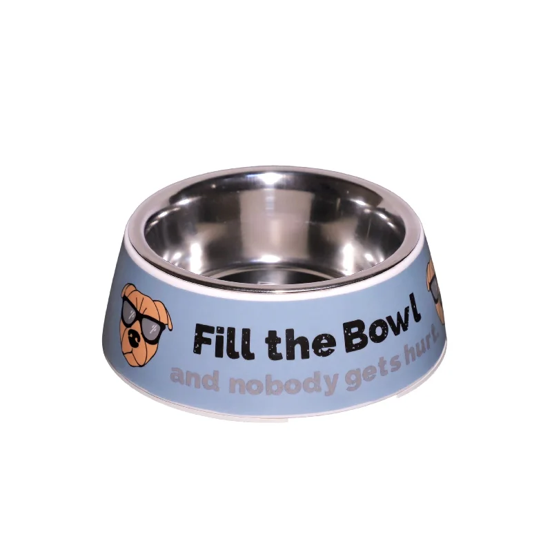 dog puzzle feeder for mental stimulation-Melamine Belly Bowl - Alexa