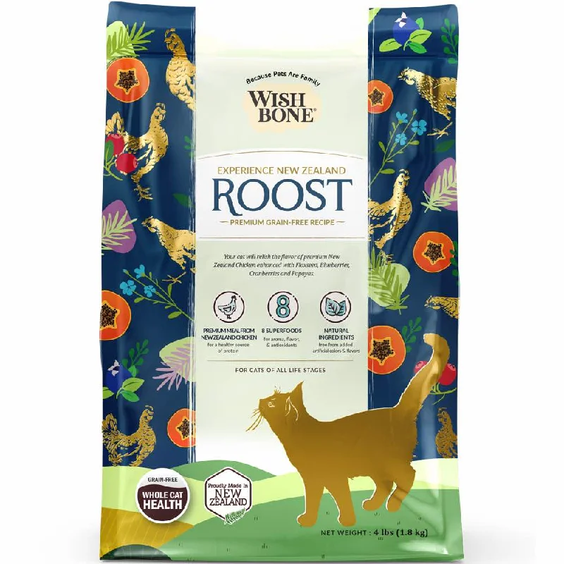 airline-approved soft pet carrier-25% OFF: Wishbone Roost Chicken Grain-Free Dry Cat Food 4lb