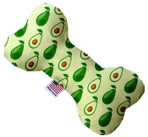 cat ear cleaner gentle solution-Avocado Paradise Canvas Squeaker Bone Dog Toy