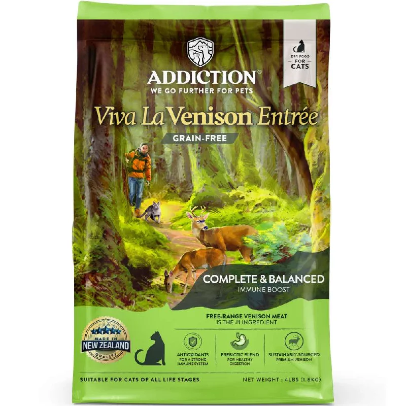 dog cooling pad for summer-25% OFF (Exp Dec24): Addiction Viva La Venison Grain-Free Dry Cat Food