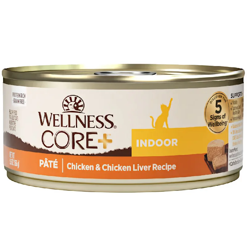 cat toy with motion sensor-20% OFF: Wellness CORE+ Pate Indoor Chicken & Chicken Liver Grain-Free Canned Cat Food 156g