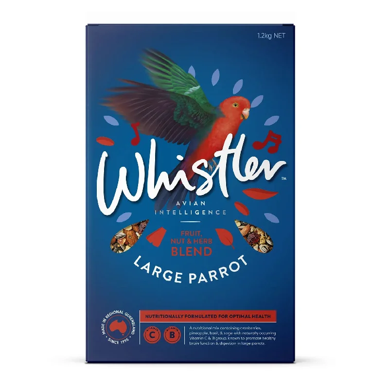 cat litter deodorizer natural-Whistler Large Parrot Fruit, Nut & Herb Blend 1.2kg