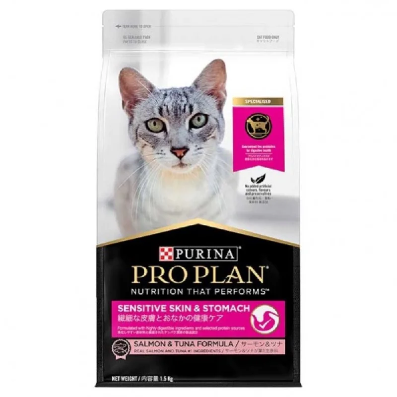 automatic water fountain for cats-30% OFF: Pro Plan Sensitive Skin & Stomach Salmon & Tuna Dry Cat Food 1.5kg