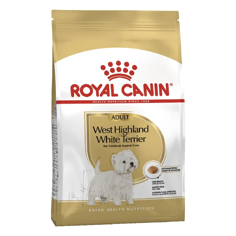 dog life jacket for swimming-Royal Canin West Highland White Terrier Adult Dry Dog Food 3kg