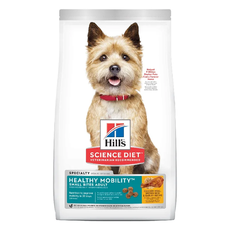 organic dog treats grain-free-Hill's Science Diet Healthy Mobility Small Bites Adult Dry Dog Food