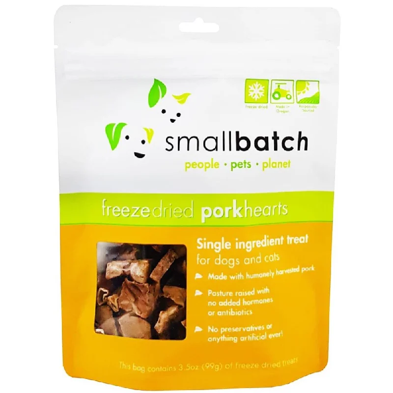 dog leash with waste bag holder-10% OFF: Smallbatch Pork Hearts Freeze Dried Cat & Dog Treats 3.5oz