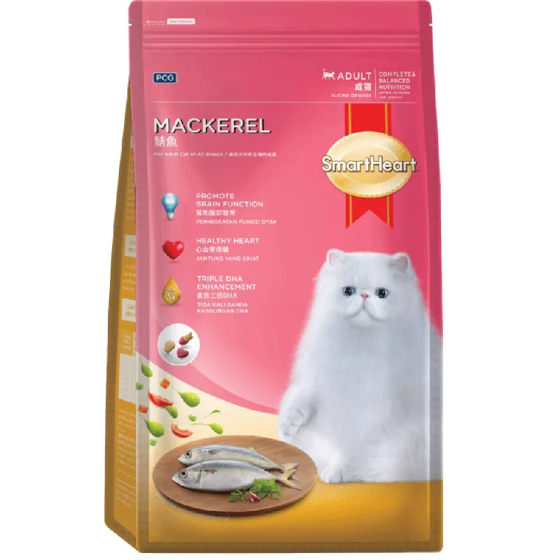 calming dog bed for anxiety-Smartheart Mackerel Adult Dry Cat Food