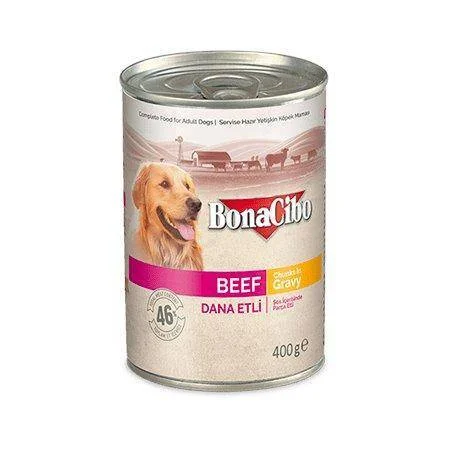 cat window perch hammock-Bonacibo Canned Dog Food Beef Gravy 400g