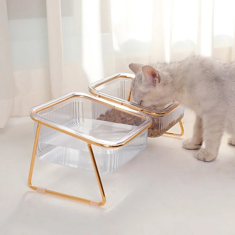 eco-friendly cat litter biodegradable-Cat in Glass Bowl