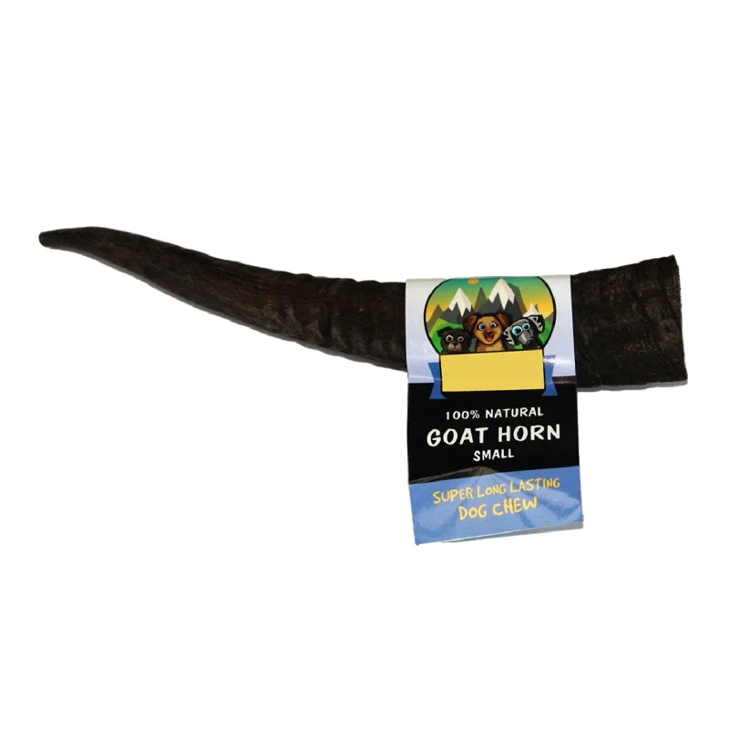 interactive dog toys for large dogs-Natures Menu Goat Horn