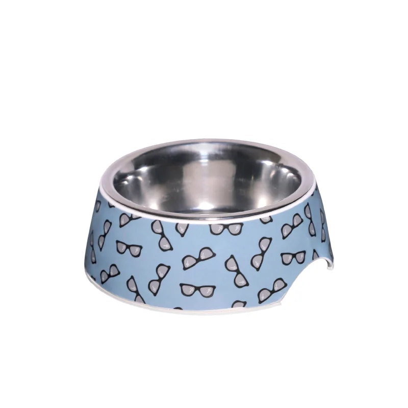 puppy playpen indoor foldable-Melamine Belly Bowl - PupSwag