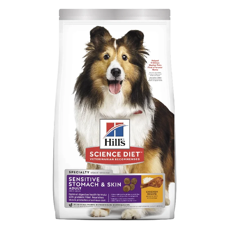 indestructible dog toys for large breeds-Hill's Science Diet Sensitive Stomach & Skin Adult Dry Dog Food 1.81kg