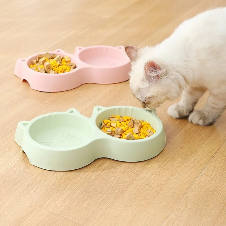 pet nail grinder quiet-Macaroon Cat Bowl