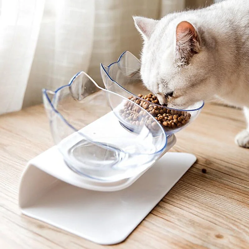 multi-level cat tree with condo-Non-Slip Cat Bowl