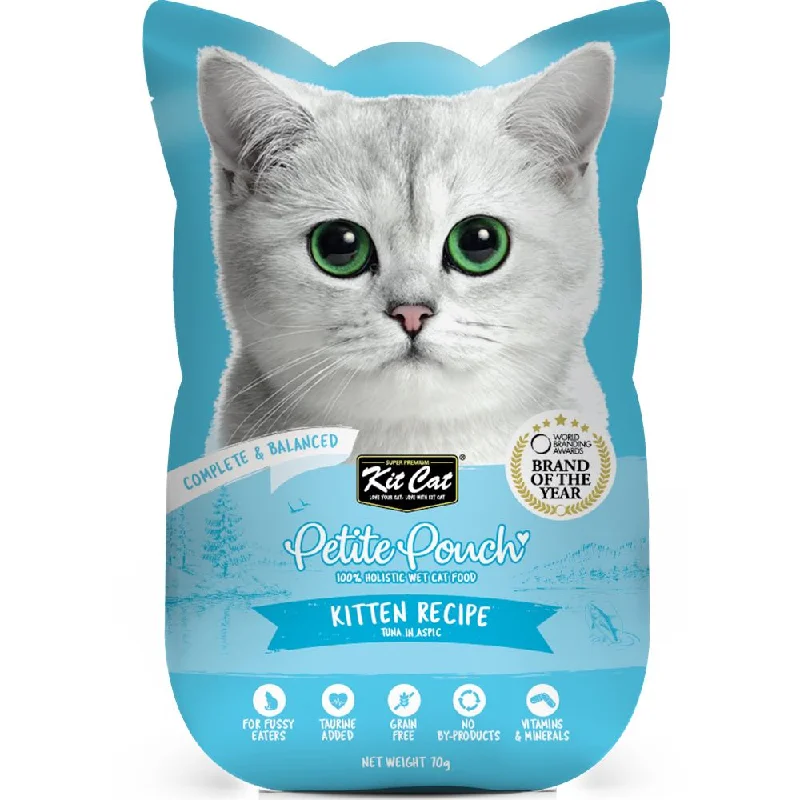 pet stroller for small dogs-30% OFF: Kit Cat Petite Pouch Kitten Tuna In Aspic Grain-Free Pouch Cat Food 70g x 12