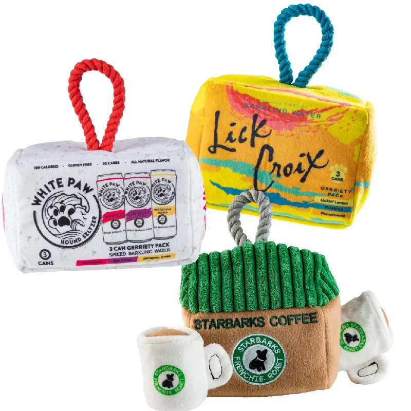 best dog food for small breeds-Interactive Toy Sampler Collection of 3 Toys + mini toys Inside