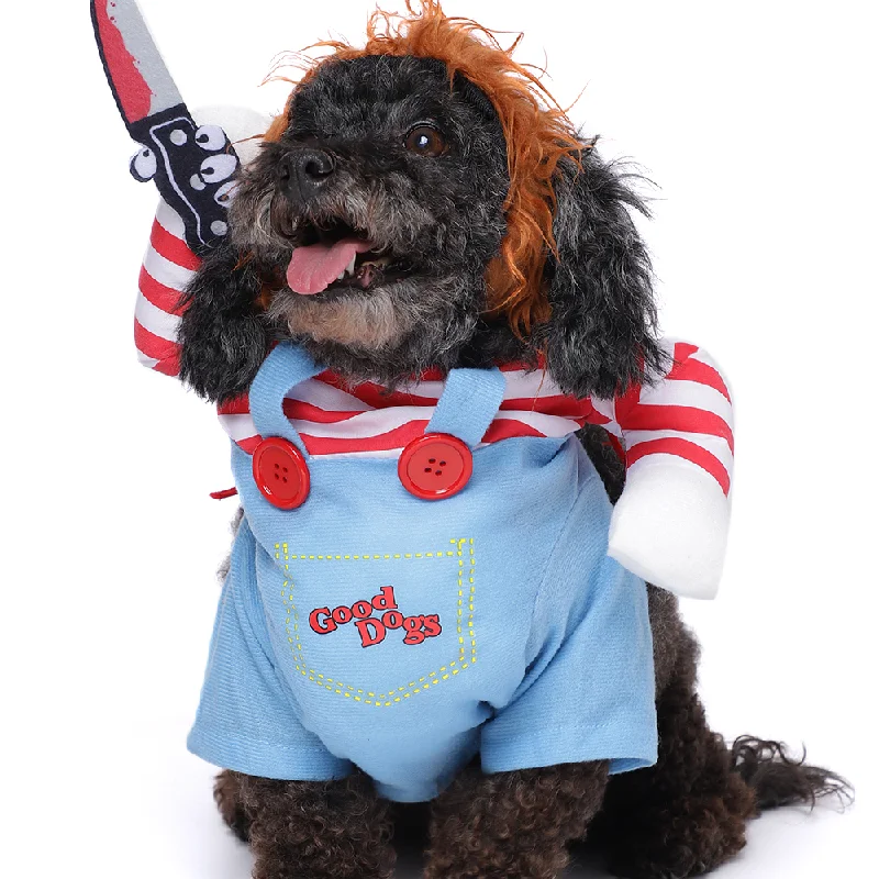 anti-bark collar for small dogs-The Happy Lots Chucky Costume for Dogs