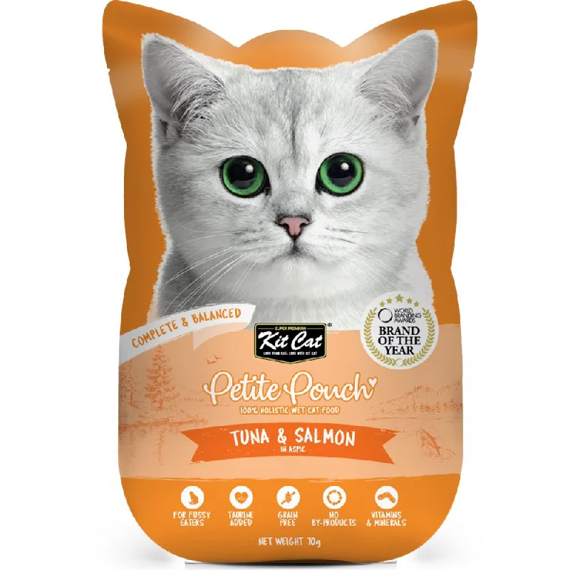 self-heating pet pad for winter-30% OFF: Kit Cat Petite Pouch Tuna & Salmon In Aspic Grain-Free Pouch Cat Food 70g x 12