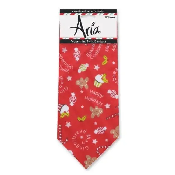 bird feeder with squirrel-proof design-AR Peppermint Twist Bandana