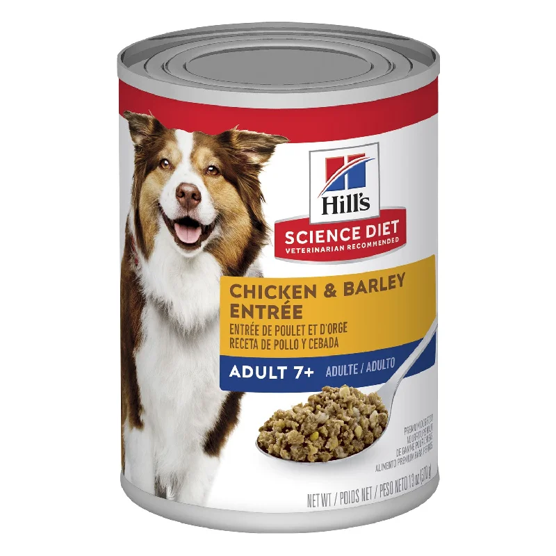 dog house heater for winter-Hill's Science Diet Chicken & Barley Entree 7+ Adult Canned Dog Food