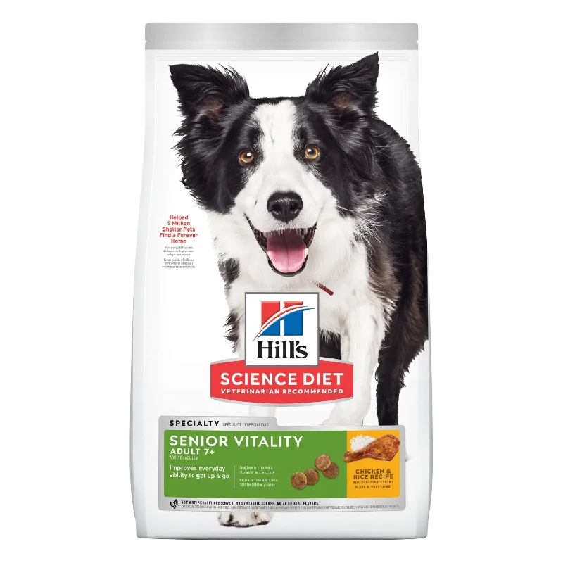 slow feeder bowl for dogs-Hill's Science Diet Senior Vitality 7+ Adult Dry Dog Food 5.67kg