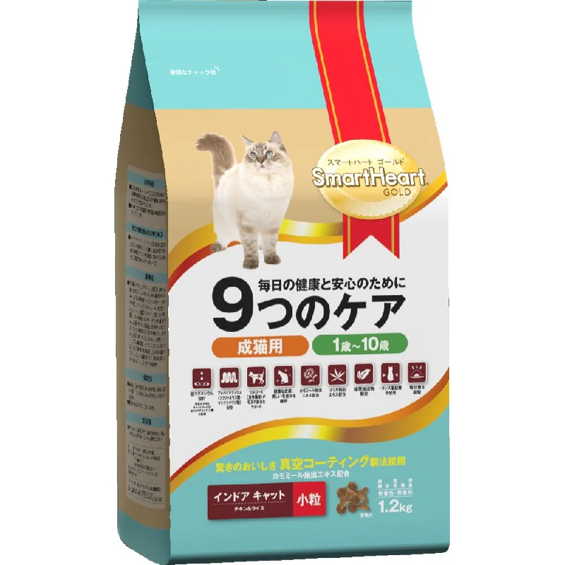 pet first aid kit for emergencies-'FREE CANNED FOOD w 1.2kg': Smartheart Gold Indoor Adult Dry Cat Food