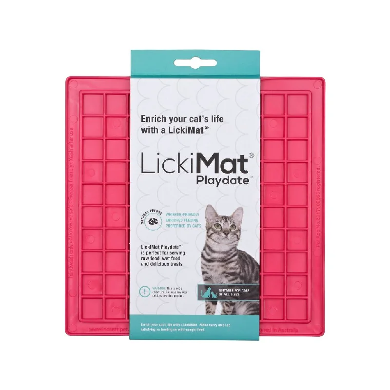 dog car ramp for senior dogs-Lickimat Playdate Slow Feeder for Cats