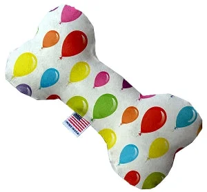 dog raincoat with hood-Balloons Stuffing Free Squeaker Bone Dog Toy