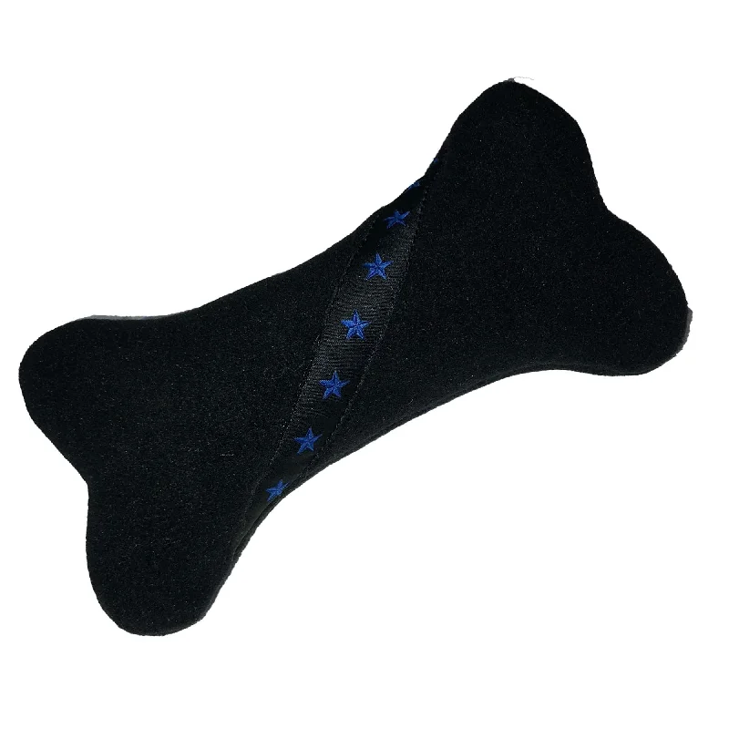 pet heat lamp for reptiles-Blue Stars Stuffed Toy (Black)