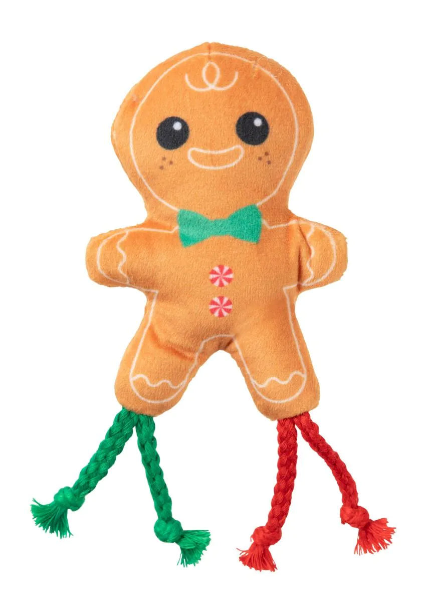 dog flea collar long-lasting-FuzzYard Christmas Gingerbread Cat Toy