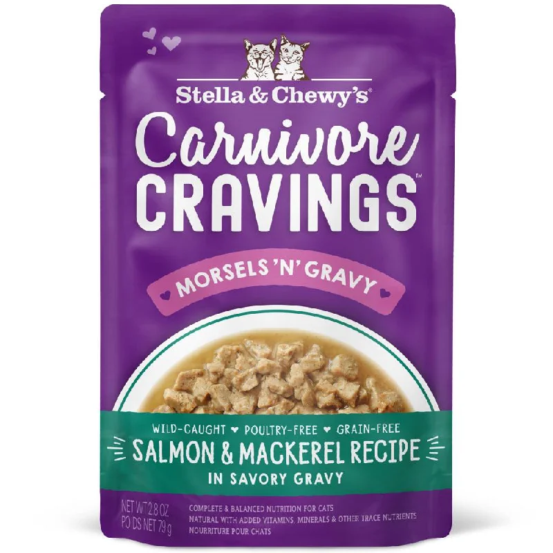 dog grooming table adjustable height-4 FOR $12.80 (Exp 13Jan25): Stella & Chewy's Carnivore Cravings Morsels 'N' Gravy Salmon & Mackerel Grain-Free Pouch Cat Food 2.8oz