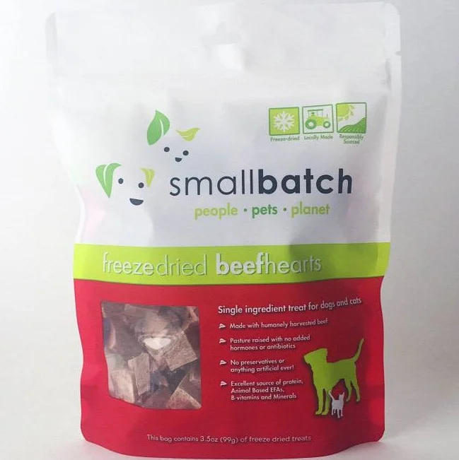 bird feeder with squirrel-proof design-10% OFF: Smallbatch Freeze Dried Beef Hearts Cat & Dog Treats 3.5oz