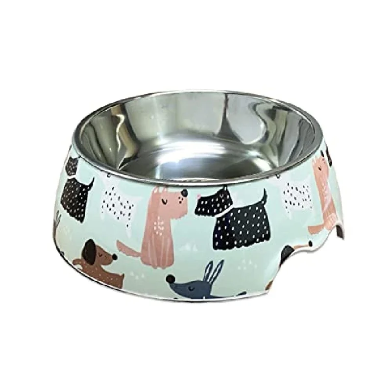 large breed dog joint supplements-Pet Vogue Trifle Pattern Colourful Bowl for Dogs and Cats