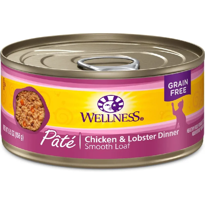 dog puzzle feeder for mental stimulation-20% OFF: Wellness Complete Health Chicken & Lobster Pate Grain-Free Canned Cat Food 156g