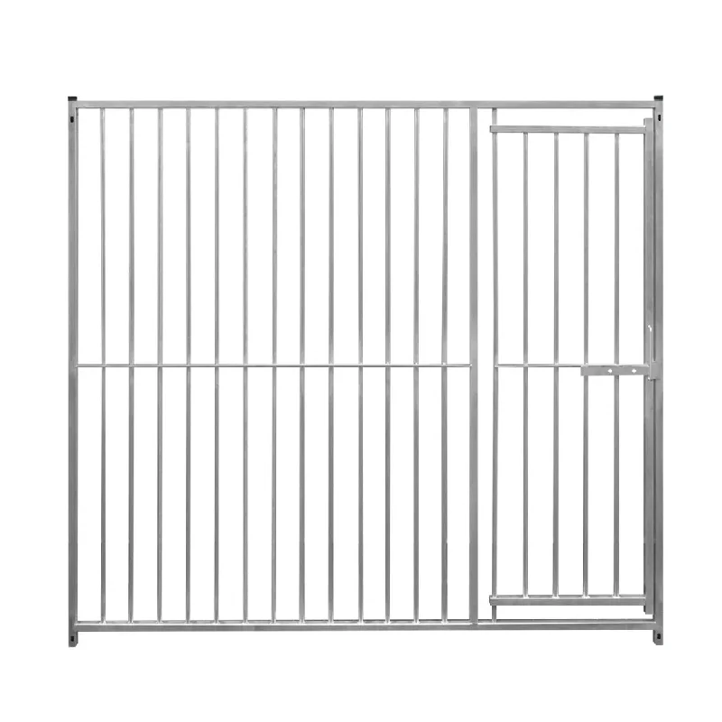 rabbit hutch outdoor waterproof-2m Dog Run Panel With Door – 8cm Bar Spacing