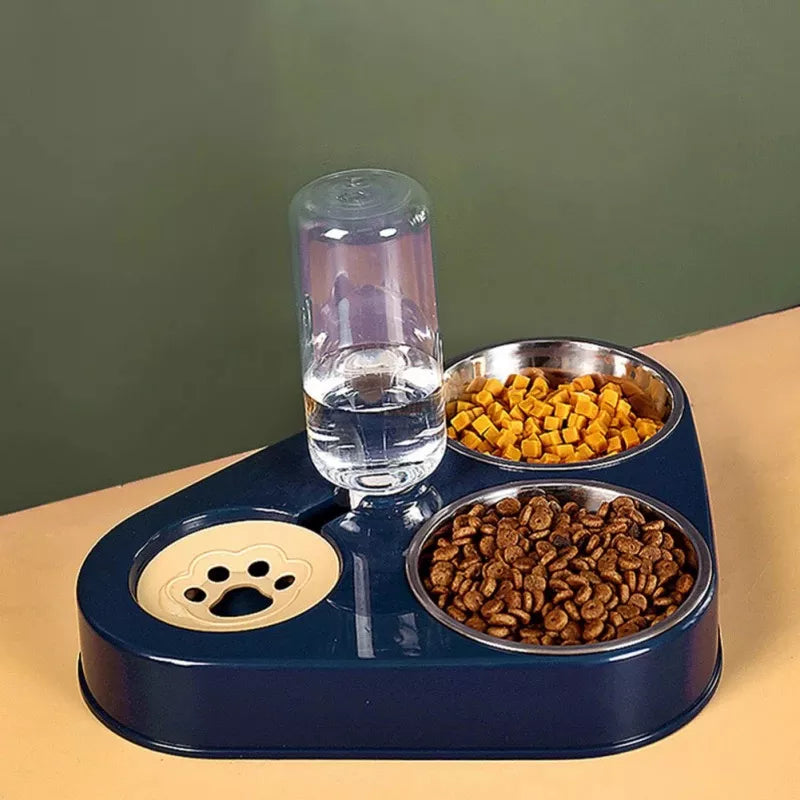 interactive laser toy for cats-3In1 Pet Stainless Steel Bowl Feeder