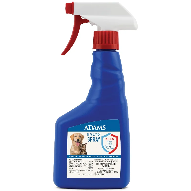 heated cat bed for winter-Adams Flea and Tick Spray for Cats and Dogs