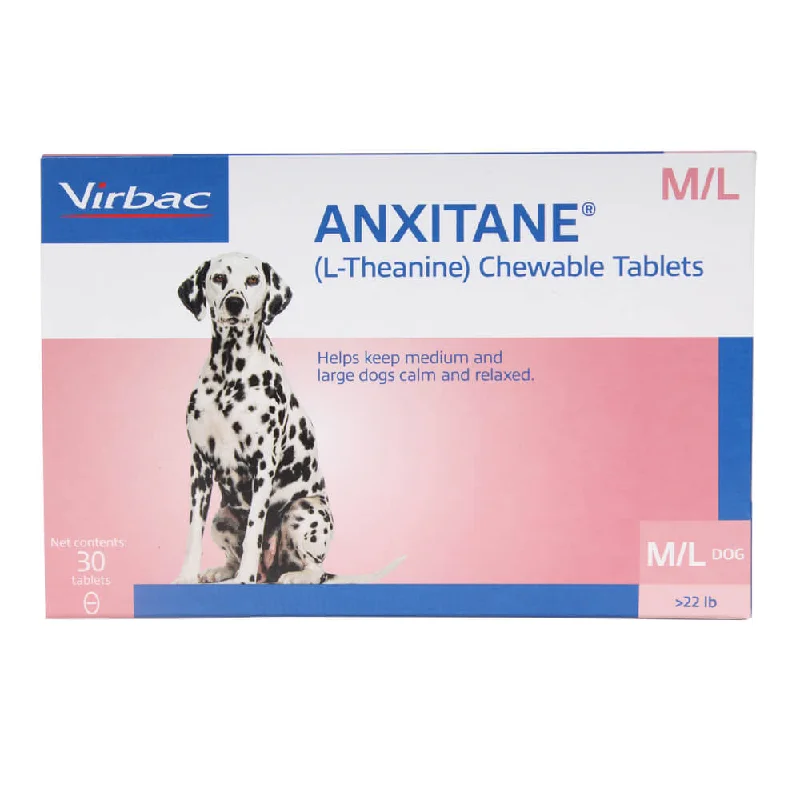 pet heat lamp for reptiles-Anxitane M & L (L-Theanine) for Dogs, 30 Tablets