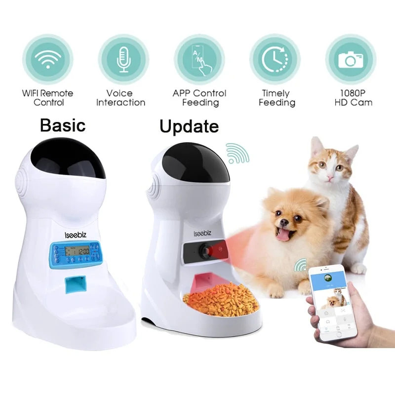 pet tracker chip with GPS-Automatic Pet Feeder With Voice Record