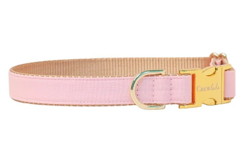 large breed dog joint supplements-Blush Pink Dog Collar