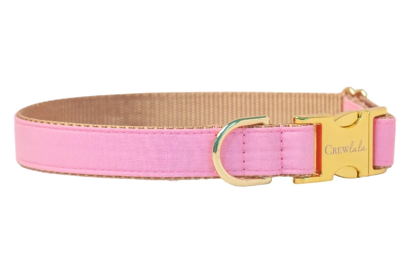 soft-sided dog crate travel-Carnation Pink Dog Collar