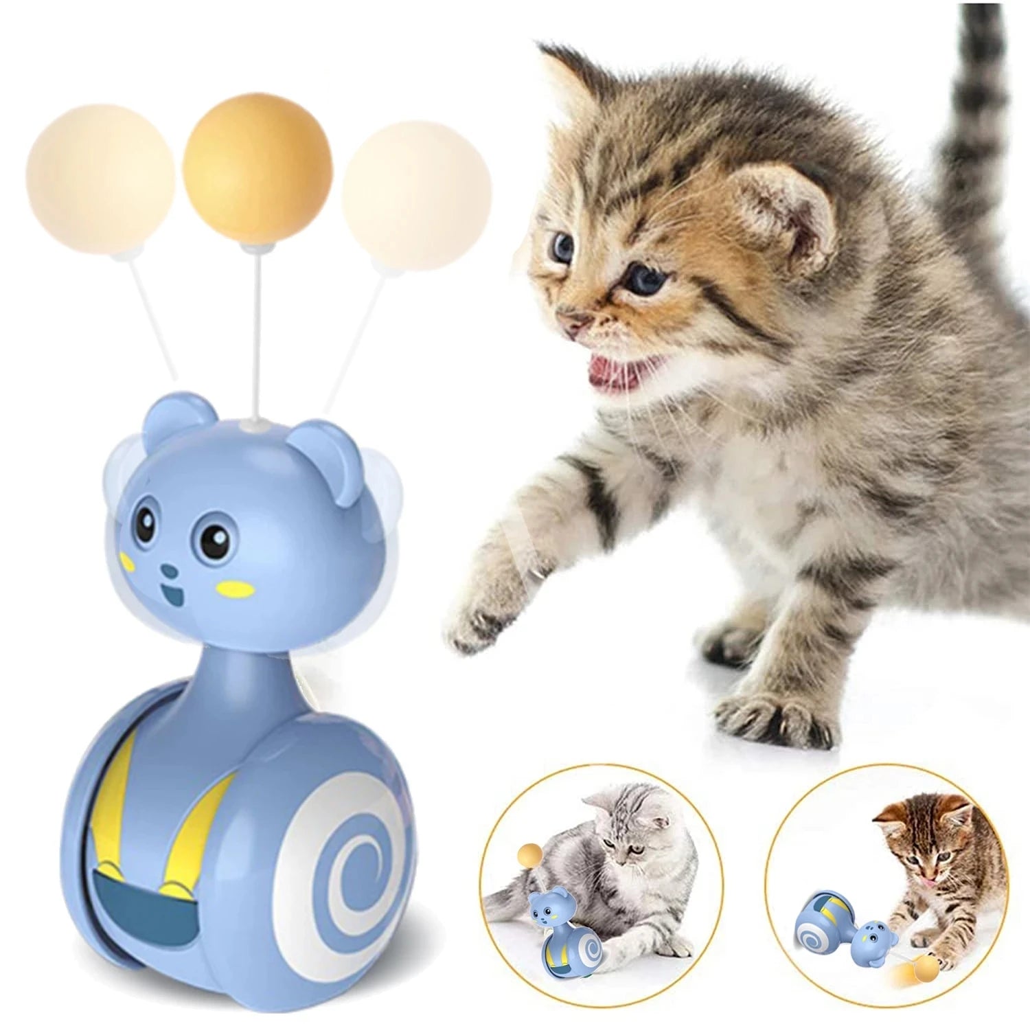 dog house heater for winter-Cat Funny Rotating Ball Toy